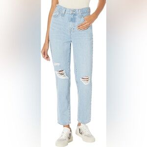 Madewell Light Blue Distressed Ankle Jeans